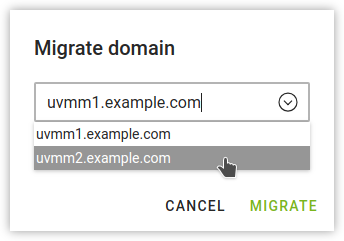 Migrating a virtual instance