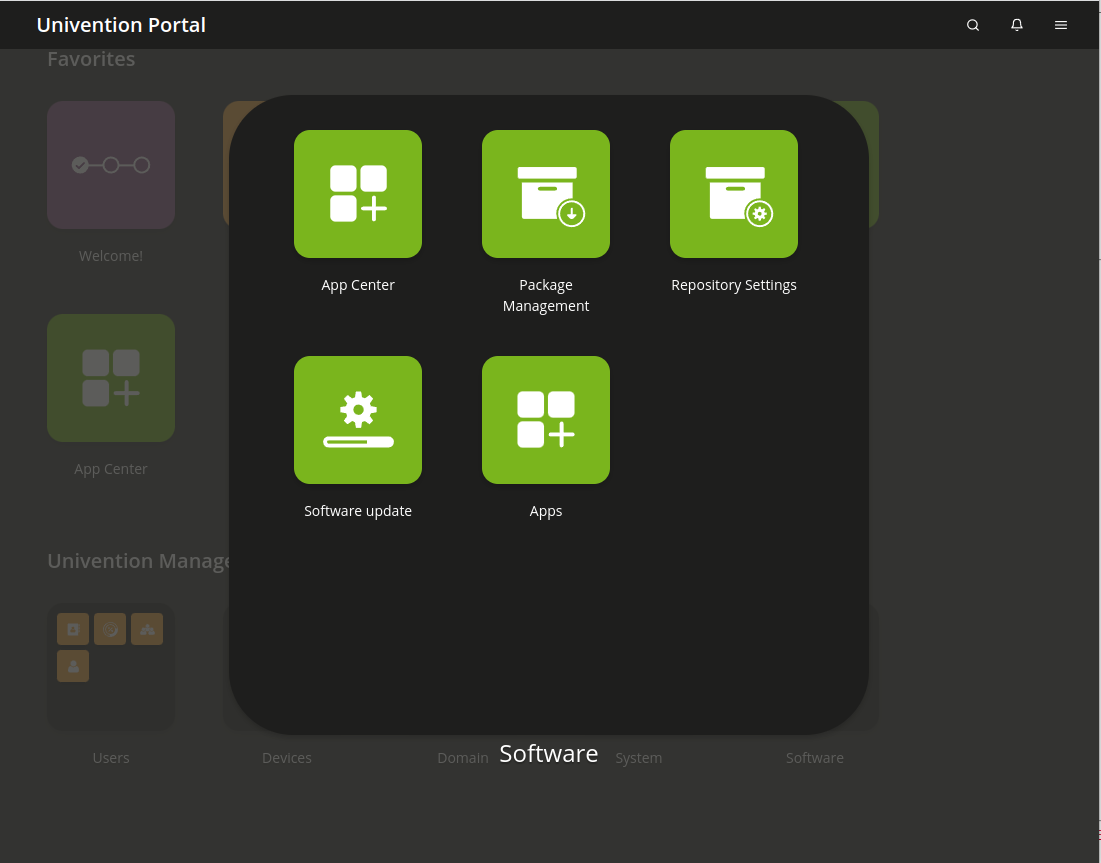 App Provider Portal overview with "Apps" module selected