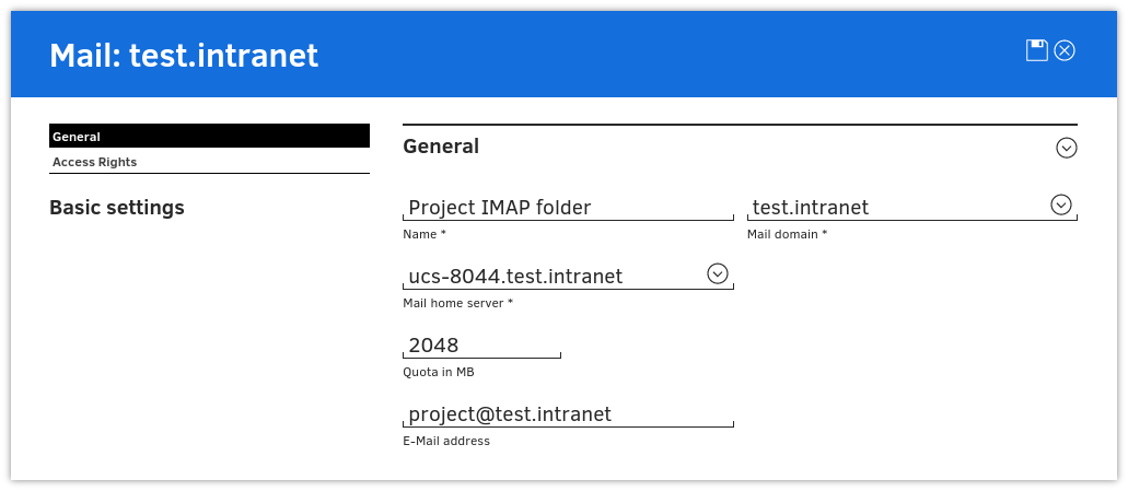 Creating a shared IMAP folder