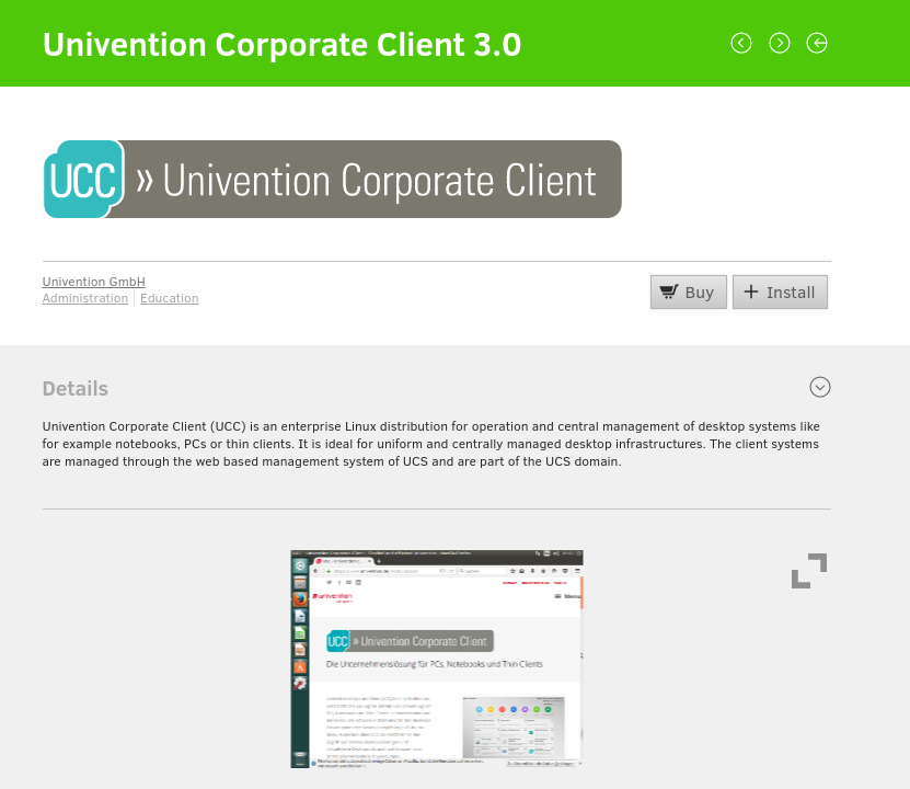 Installing UCC in the Univention App Center