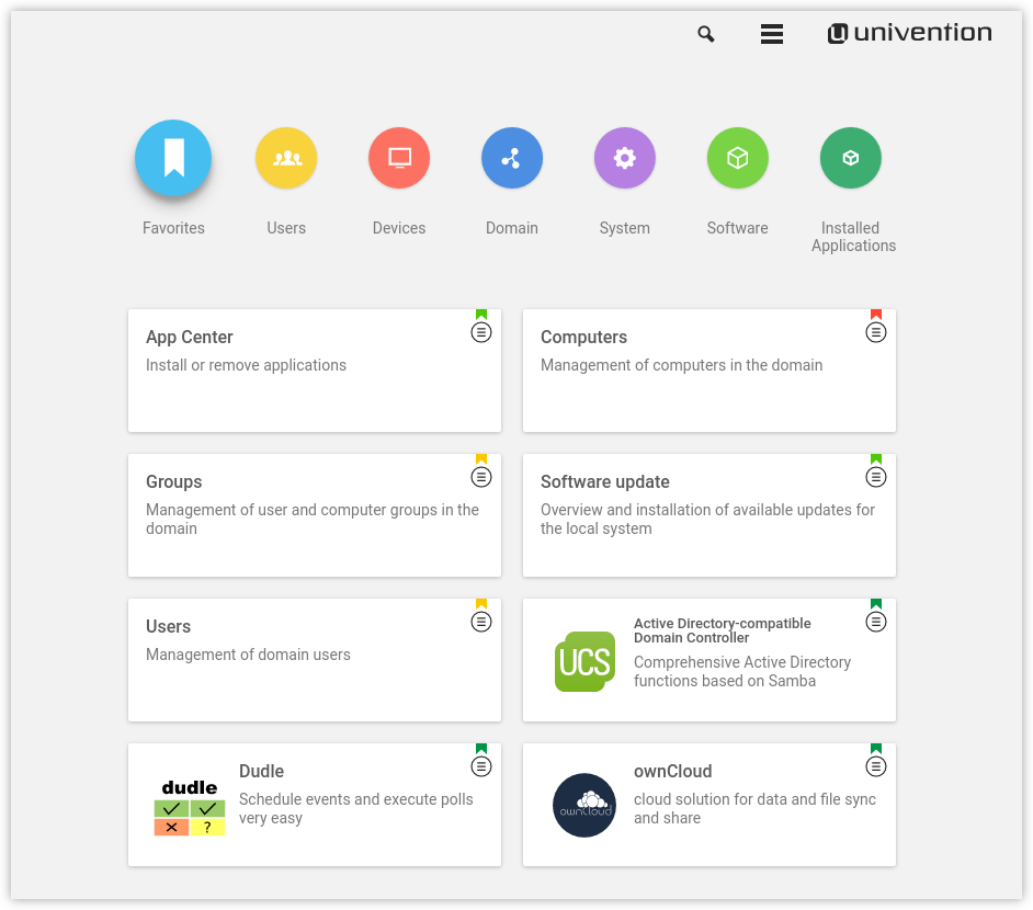 Univention Management Console