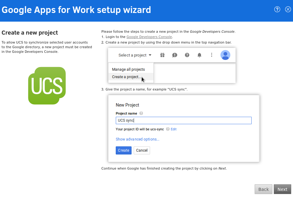 Google Apps for Work Setup Wizard