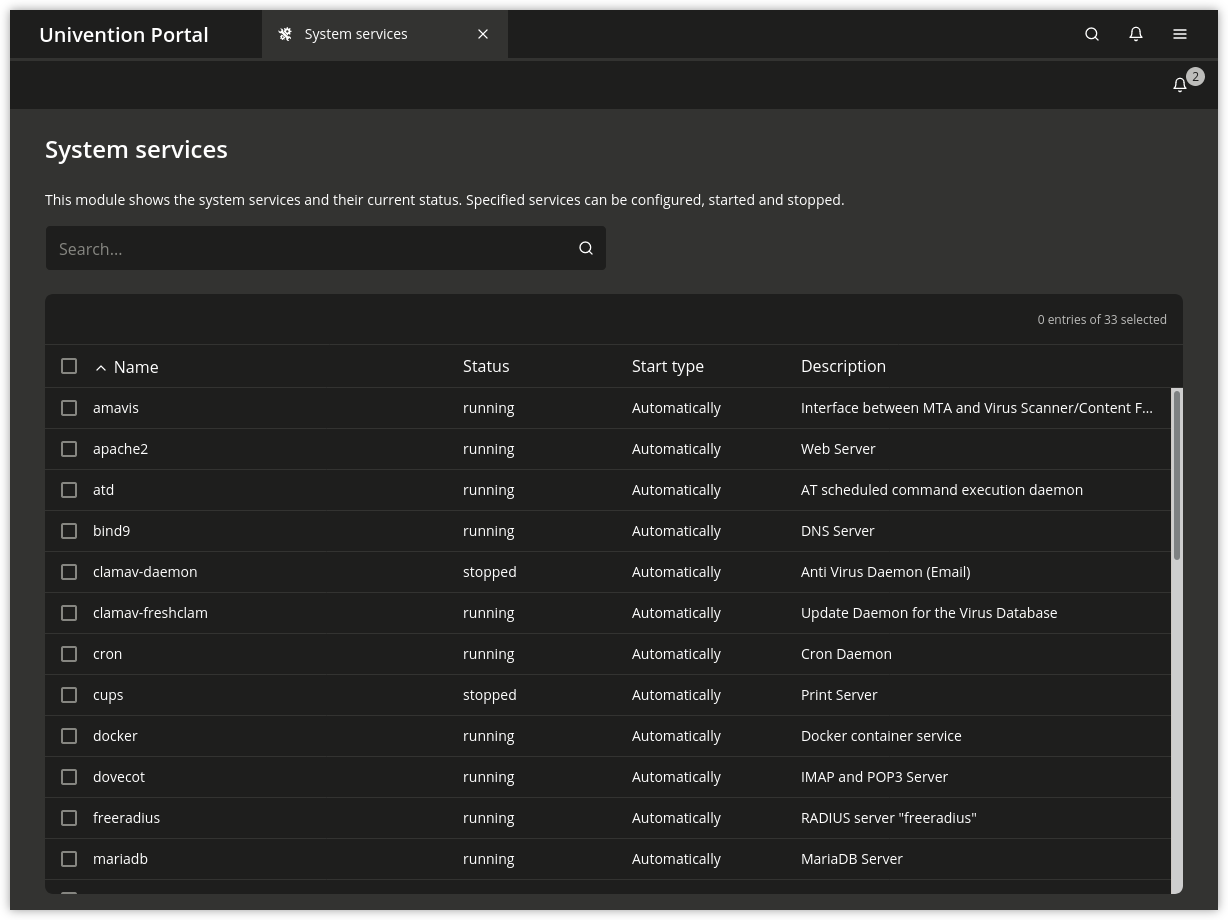 Overview of system services