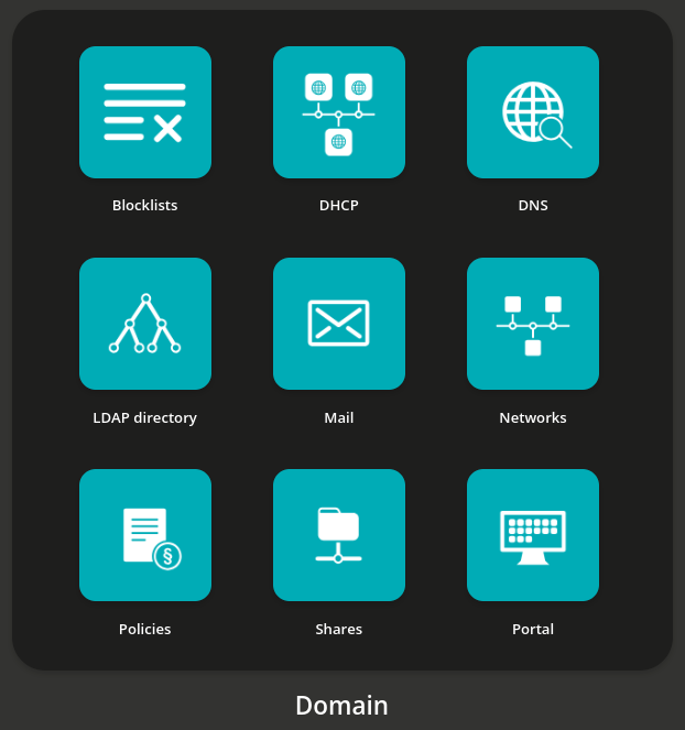 Modules in the Domain category