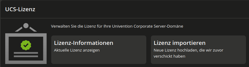 Das Willkommen Verwaltungsmodul